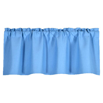 Kbndieu Valance Curtain for Kitchen Black Out Window Curtains for Living Dining Room Window Valance 57×18inches