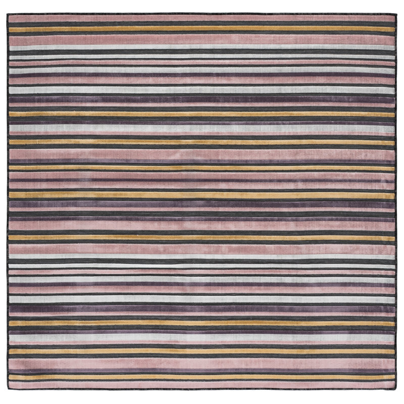 Tapis rayé Cabana 408 pour intérieur/extérieur, Square 6'-5