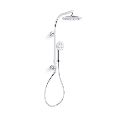 Hydrorail-R Occasion Arch Shower Column Kit With Rainhead And Handshower 1.75 Gpm