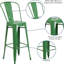 Anastassios Industrial Style Stool Chair- Modern Metal Galvanised Steel-1656121904-1656121909