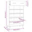 10 Pair Shoe Storage Cabinet-381317060