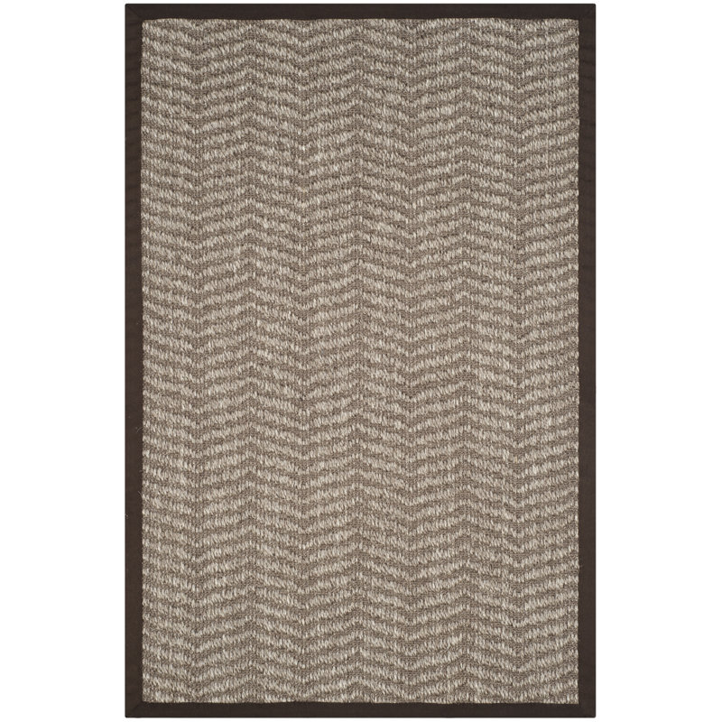 Ralph Lauren Chevron Sisal Solid Color Rug, Rectangle 8' x 11'