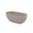 59'' X 29'' Freestanding Soaking Solid Surface Bathtub(Grey-Coffee)