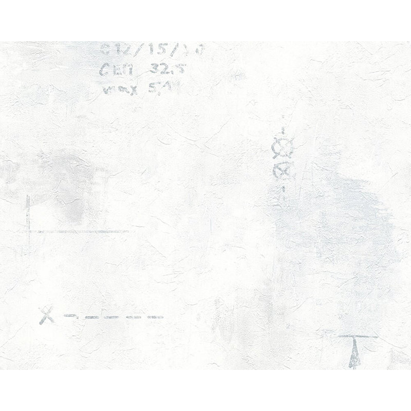 Rouleau de papier peint 33 pi x 21 po DecoW World, Gris naturel / blanc