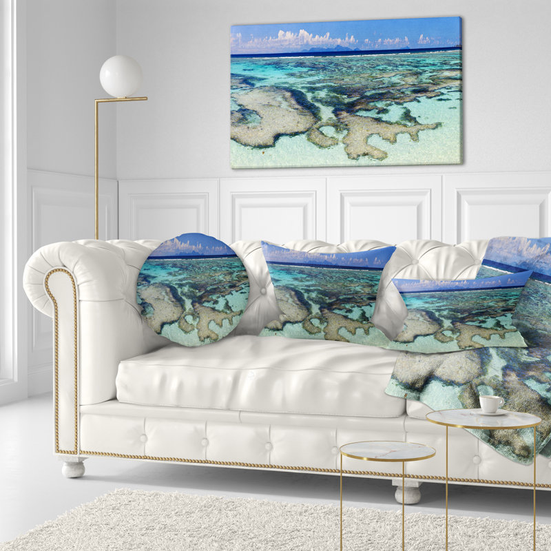 Coussin lombaire pour eaux de mer tropical seascape