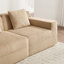 Canapé modulaire modulaire en L à 2 places sans os, canapé modulaire Cloud avec assise profonde, canapé modulaire moderne à 2 places avec coussins décoratifs et 1 repose-pieds mobile, tissu en velours côtelé-948413146-948413159