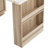 82.6" Fluted Kitchen Island with Extendable Dining Table for 4-6, Island Table for Kitchen with Power Outlet, Kitchen Table with Double-Side Storage, 2 Drawers 2 Side Open Shelves-128970284