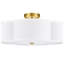 Plafonnier semi-encastré en tissu 4 lumières-1019904914-1019904924