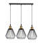 Kenna 3 - Light Kitchen Island Geometric Ceiling Pendant