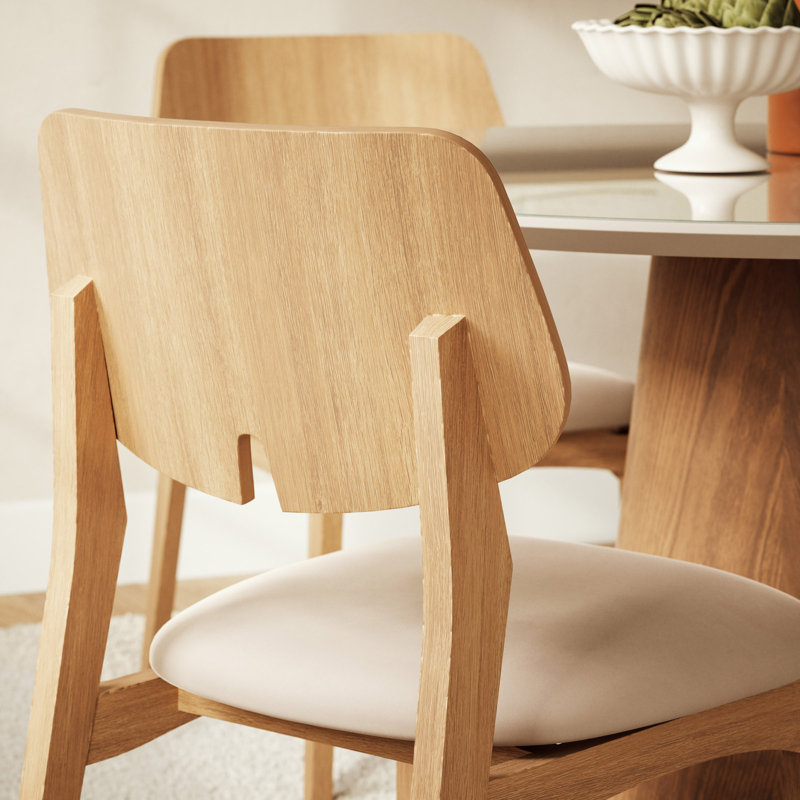 Modern Brazilian Beth Side Chair, Essence Gray/Ebano
