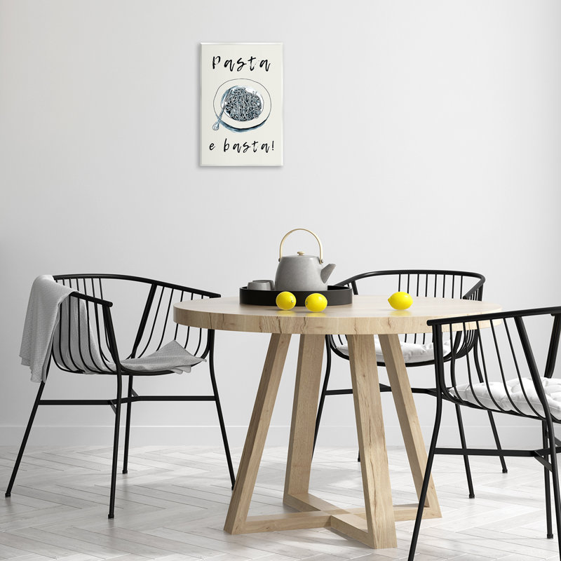 Plaque murale Pasta e Basta Meal, design par Andreas Magnusson, H 15 po x l 10 po