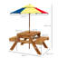 Kids Rectangular Outdoor Table Or Chair and Chair Set-76448305