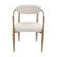 Chaise de salle à manger moderne avec dossier rembourré et dossier rembourré (ensemble de 2)-133401607-133401612-133401613