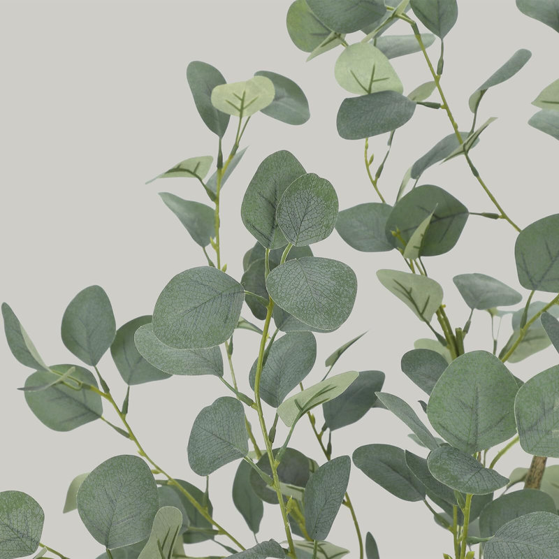 Artificial Tree Plant Eucalyptus Tree 6FT Tall, 48" H x 6" W x 6" D