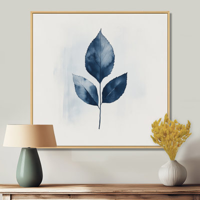 Feuille, art mural, toile botanique sauge, Wigbert