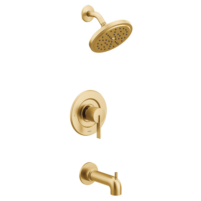 Cia Brushed gold Posi-Temp tub/shower, Brushed Gold