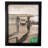 10.75" Classical Rectangular 8" x 10" Photo Picture Frame - Matte Black