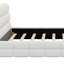Lit plateforme en tissu d'ameublement-81299738