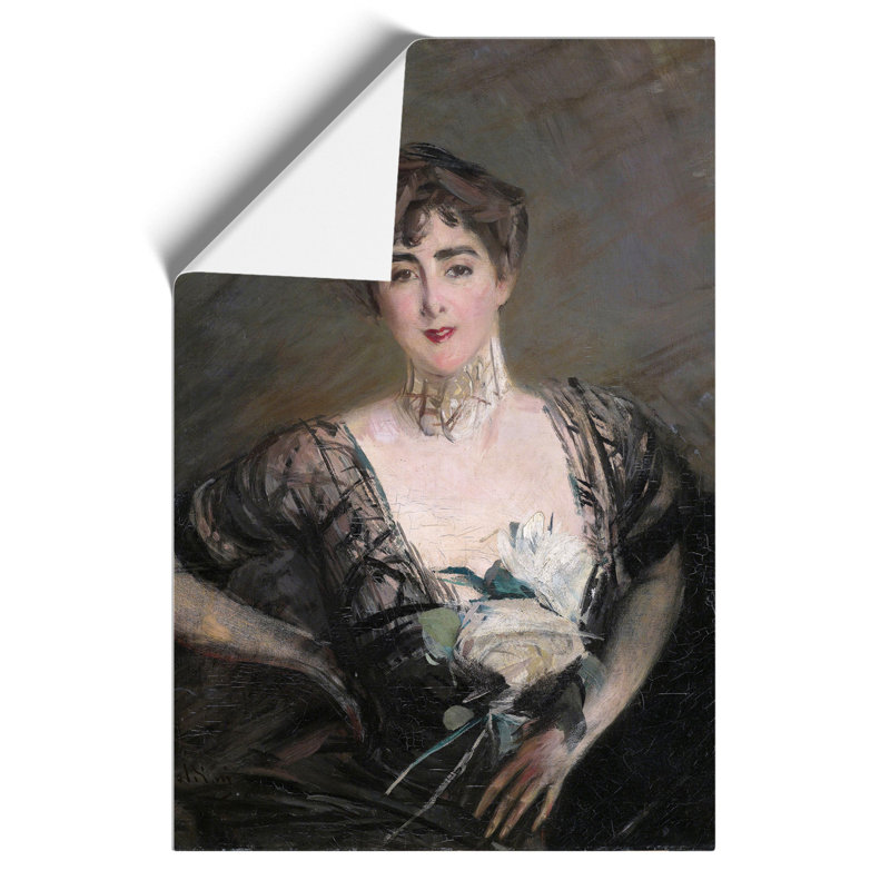 Josefina Alvear de Errazuriz by Giovanni Boldini - Frameless Print, 84cm H x 59cm W x 0.1cm D