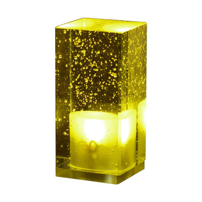 Bar Lampe de bureau à DEL Lampe de cristal rechargeable de restaurant Lampe de chevet KTV Petite lampe de table décorative