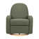 Nami Electronic Recliner and Swivel Glider Recliner in Shearling with USB port