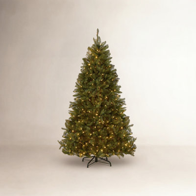 9' Pre-Lit Fir Dunhill Christmas Tree
