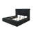 Kayland Upholstered Microfiber / Microsuede and Boucle Standard Bed with Footboard Storage-112619627-93523261