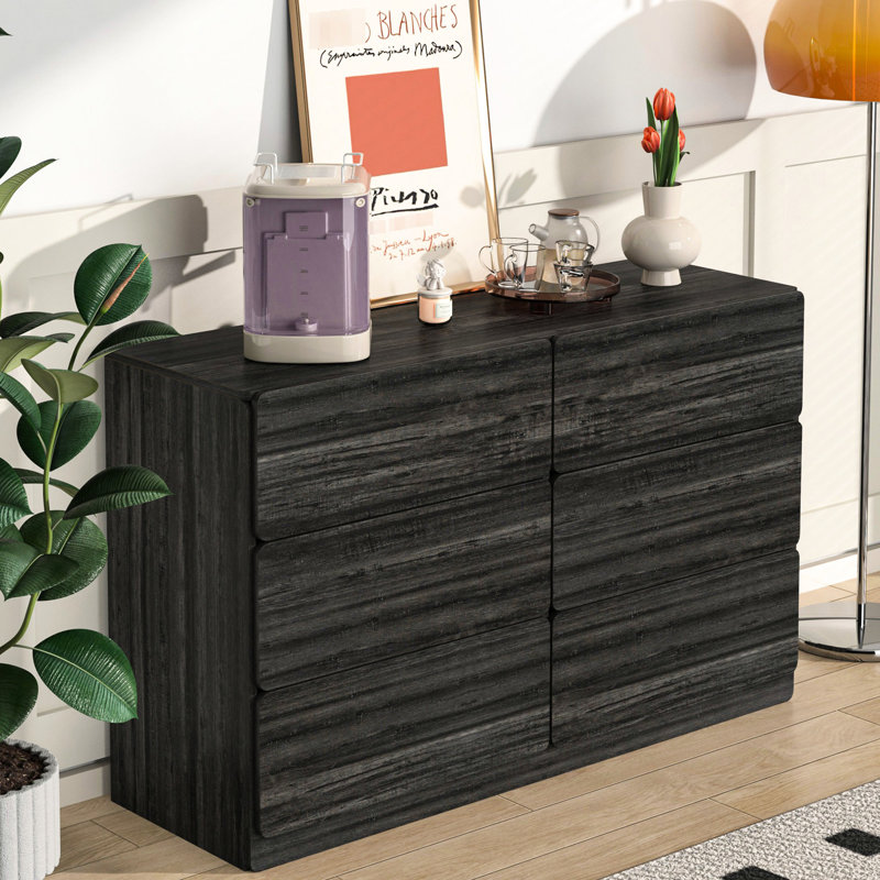Armoire 6 chambres de qualité fiable en papier importé gris foncé pour plus de durabilité