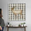 Reproduction d’art sur toile, "santer’s Deer I"-604565602-604565610