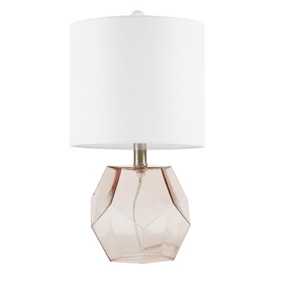 Anaiyah Geometric Glass Table Lamp
