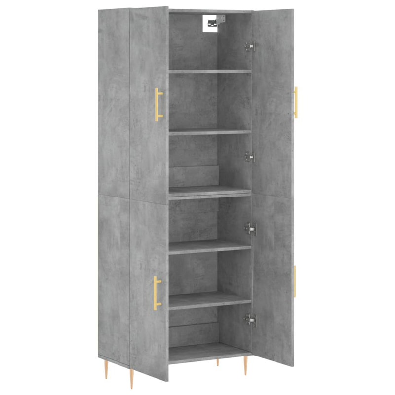 Bogia 69.5cm Sideboard, Concrete Grey