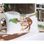 Drap-housse et coussin décoratif Ambesonne chocolat blanc-106788453