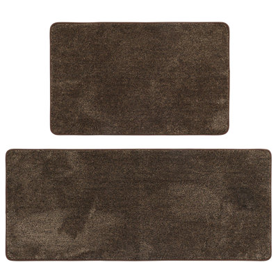 Speckled Kitchen Rug Set - 20x32 & 20x48 Inches Kitchen Mats, Super Soft,