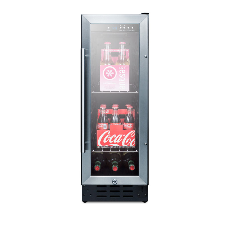 Summit Appliance 11.88'' W 60 Cans (12 oz.) 2.2 Cubic Feet Beverage Cooler with Reversible Door
