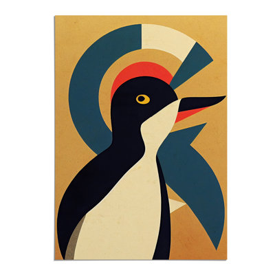 XV1022-3457X Penguin Abstract Art No.1 - Wall Art