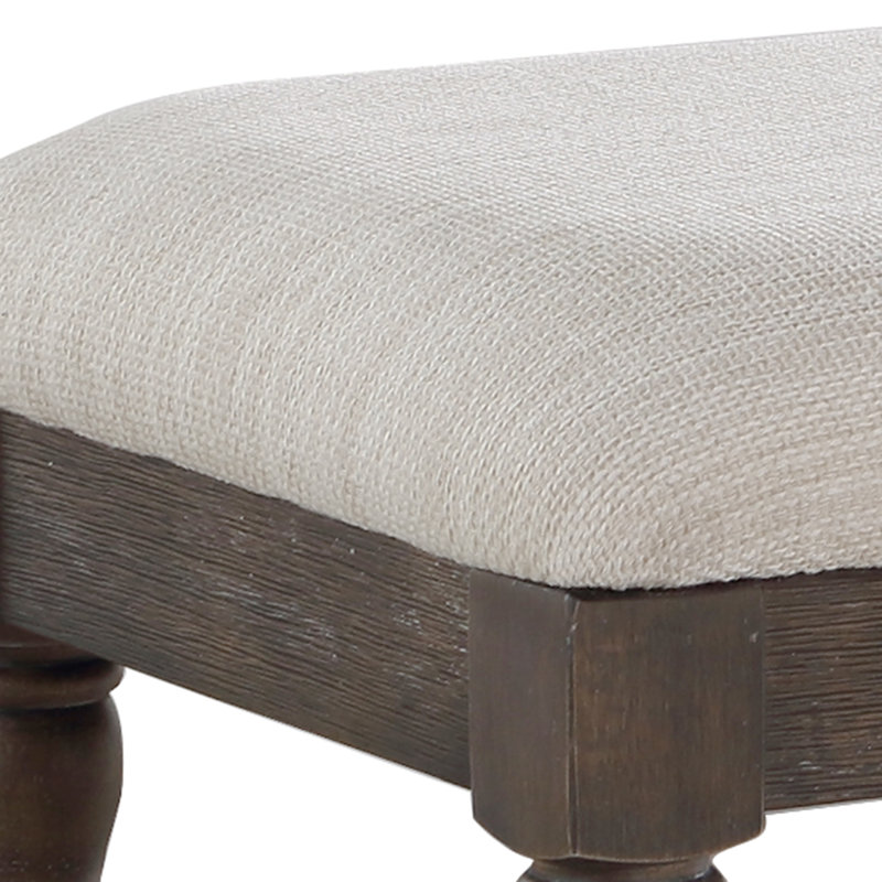 Mendham Polyester Upholstered Bench