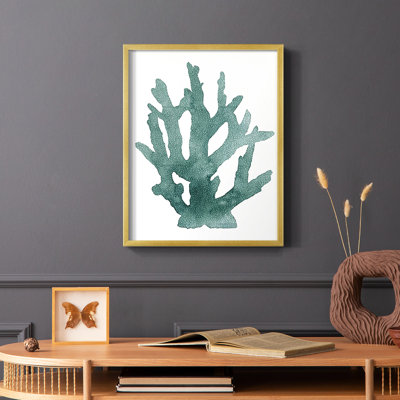 Coral Souvenirs I Framed Print - Solid Wood
