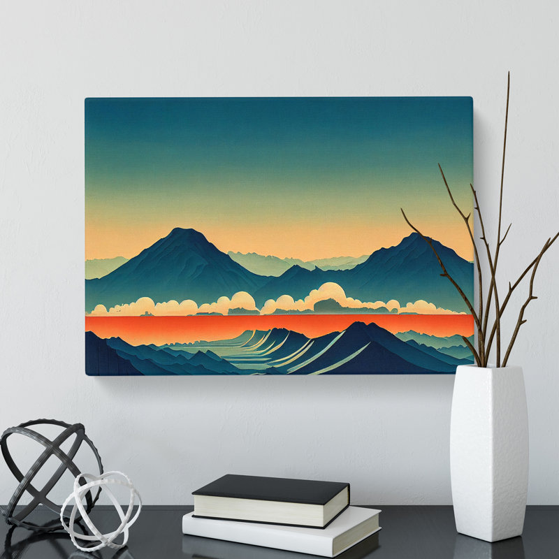 Revered Mountain Sunrise - Wrapped Canvas, 35cm H x 50cm W x 3cm D