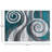 Aliodija Modern Swirl Design Olefin Area Rug-222651496