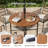 5 Piece Outdoor Patio Dining Set