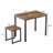 2 - Person Four Leg Dining Set-1820126481-1820126480