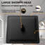 Pomme de douche de luxe 10 po avec bras de douche, fixation murale, acier inoxydable (sans valve de douche)-111202873