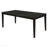 Black Rectangular Extension Leaf Dining Table