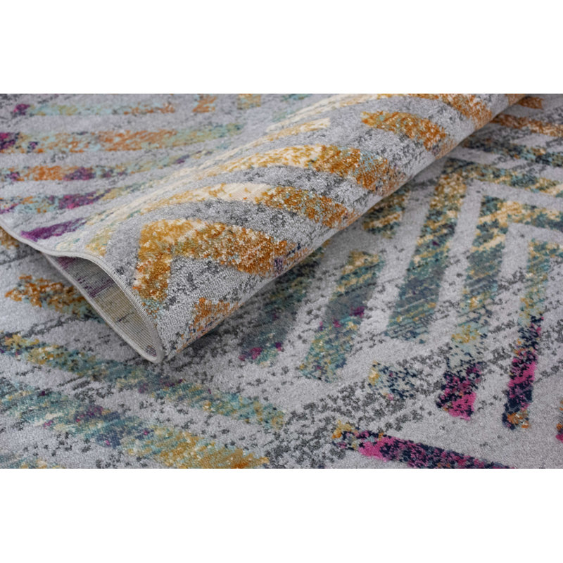 Blazek Geometric Indoor Rug, Rectangle 5'3" x 7'10"