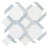 Loredana Geometric 11 in. x 11 in. Polished Marble Mosaic Floor and Wall Tile