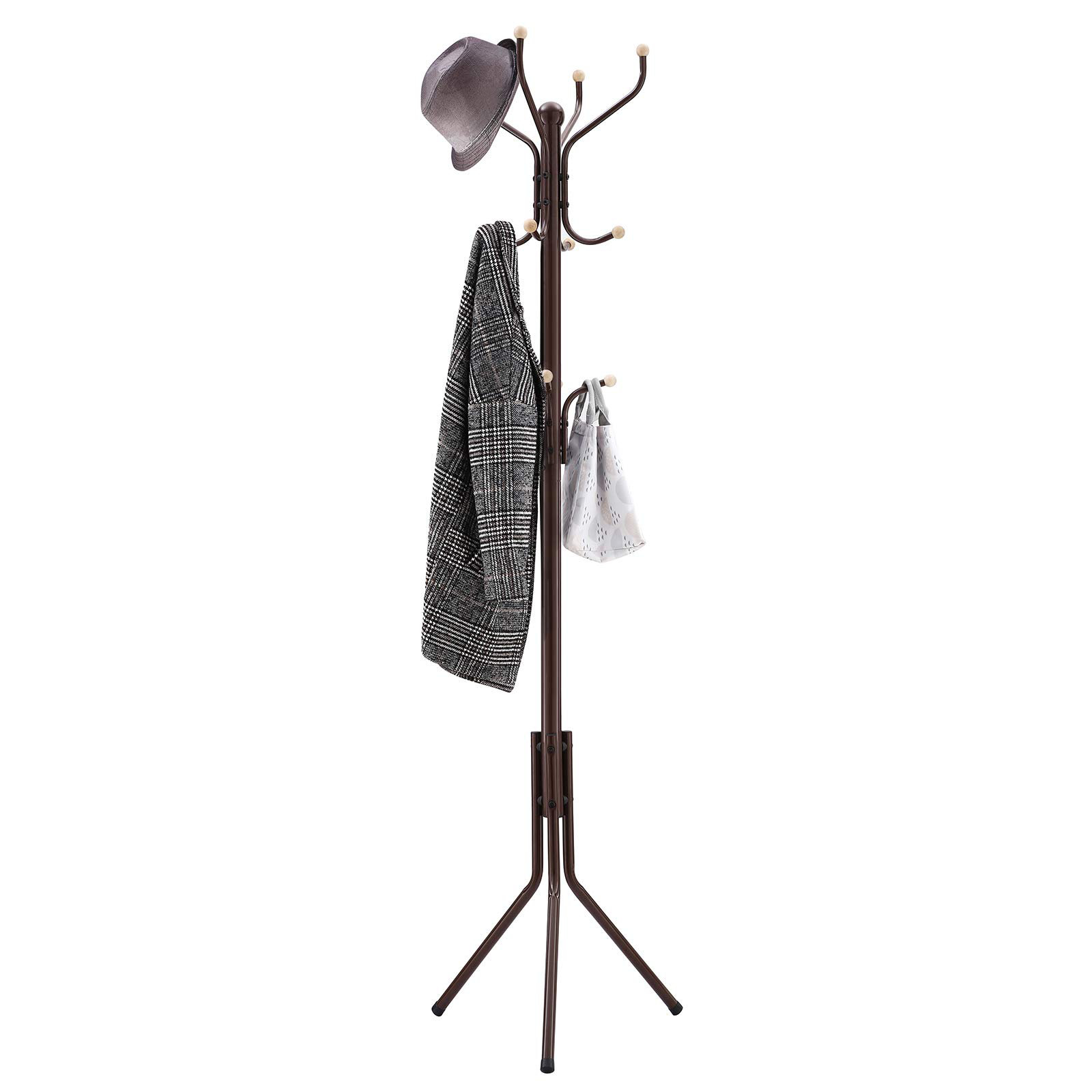 Latitude Run® Rotterdam Freestanding 12 Hook Coat Rack Wayfair