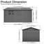 Outdoor Garden Storage Shed With Window-125847392