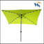 Parasol d'extérieur à DEL solaire de haute qualité 10 x 6,5T avec manivelle et bouton-poussoir inclinable pour le jardin-544744489