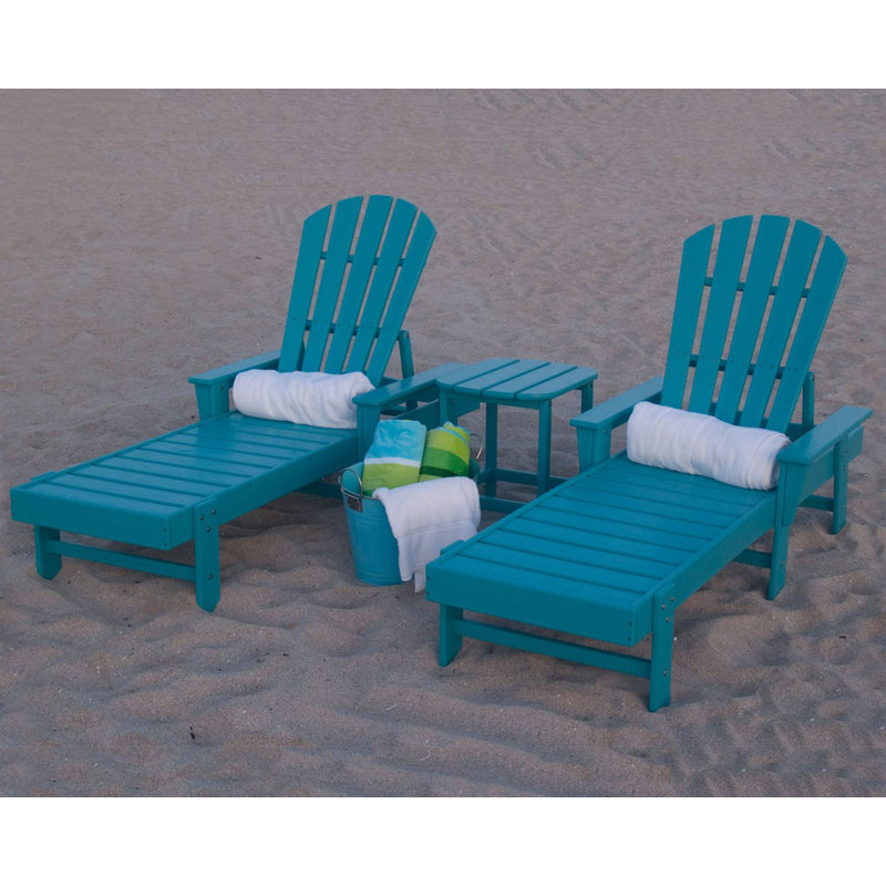 POLYWOOD South Beach Chaise, Aruba