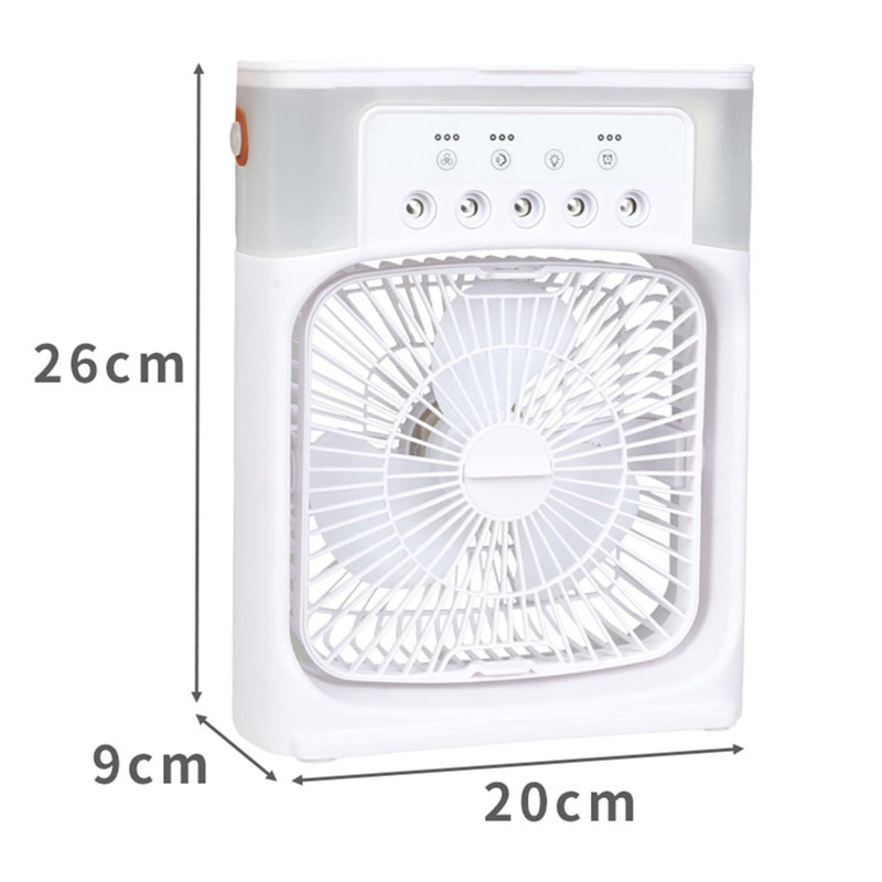 Metro Lane Chenee 26cm Oscillating Table Fan Fan, White